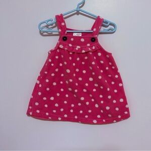 Polka Dot Pink Kids Casual Dress